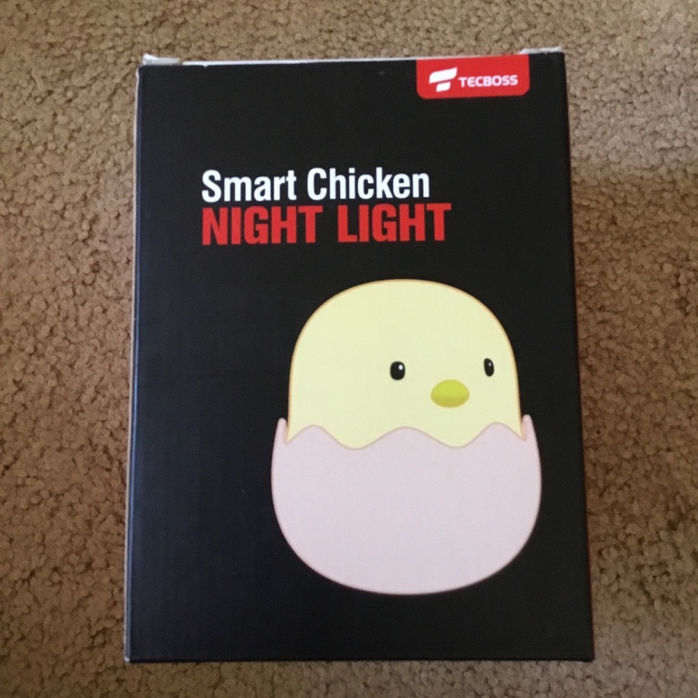 No Boundaries Smart Chicken Night Light - Black and Yellow
